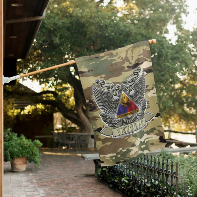 1st Armored Division Veteran House Flag (In SItu)