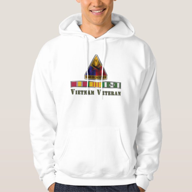 1st Armored Division Vietnam Veteran Hoodie (Front)