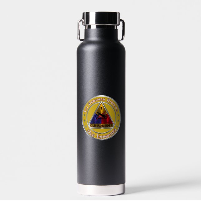 1st Armored Division  Water Bottle (Front)