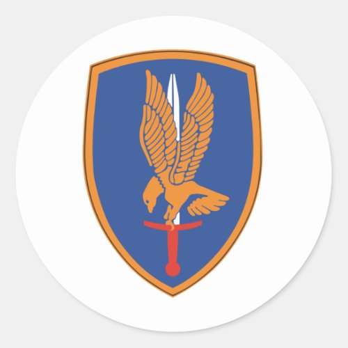 1st Aviation Brigade Classic Round Sticker