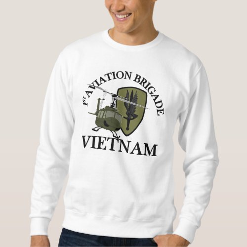 1st AVN BDE Vietnam Vet Huey Sweatshirt