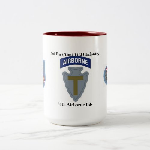 1st Battalion 143rd Infantry 36th Abn Bd Mug