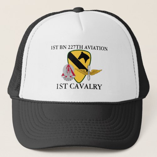 1ST BATTALION 227TH AVIATION 1ST CAVALRY  TRUCKER HAT