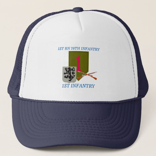 1ST BATTALION 28TH INFANTRY 1ST INFANTRY HAT | Zazzle.com