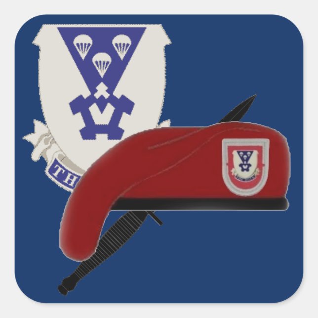 1ST BATTALION 503D INFANTRY 173D AIRBORNE STICKERS (Front)