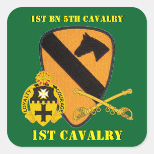 1ST BATTALION 5TH CAVALRY 1ST CAVALRY STICKERS