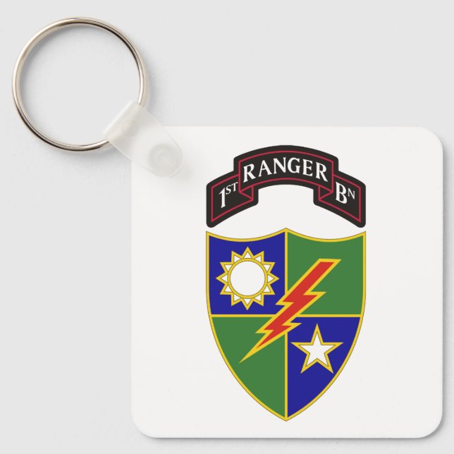 1st Battalion - 75th Ranger Regiment Keychain (Front)