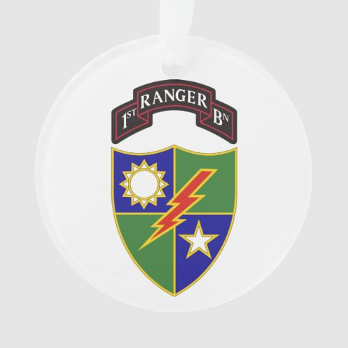 1st Battalion _ 75th Ranger Regiment Ornament