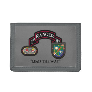 1ST BATTALION 75TH RANGER REGIMENT TRIFOLD WALLET