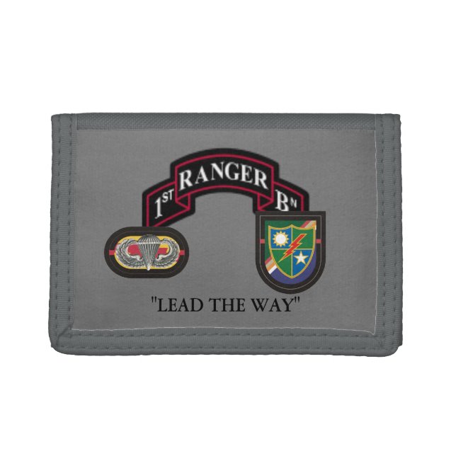 1ST BATTALION 75TH RANGER REGIMENT  TRIFOLD WALLET (Front)