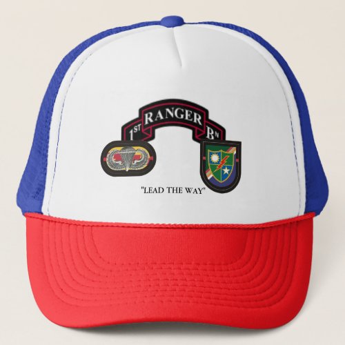 1ST BATTALION 75TH RANGER REGIMENT  TRUCKER HAT