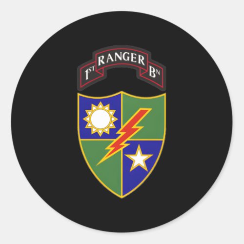 1St Battalion 75Th Ranger Regit Classic Round Sticker