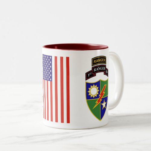 1st Battalion _ 75th Ranger wTab Two_Tone Mug