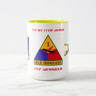 1ST BATTALION 77TH ARMOR 1ST ARMORED MUG