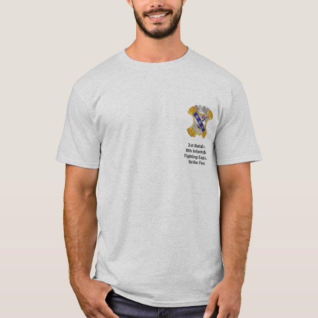 1st Battalion, 8th Infantry(M) Mem... - Customized T-Shirt (Front)