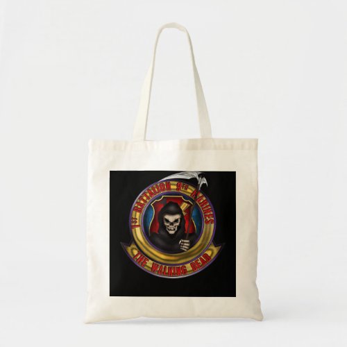 1st Battalion 9th Marines Walking Dead Tote Bag