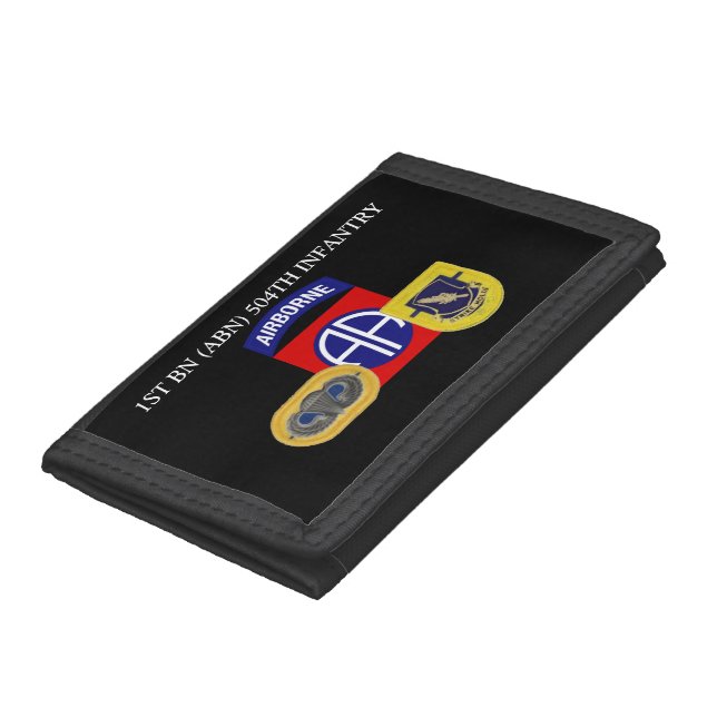 1ST BATTALION (ABN) 504TH INFANTRY WALLET (Bottom)
