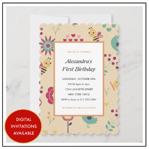 1st bee day invitations bee first birthday