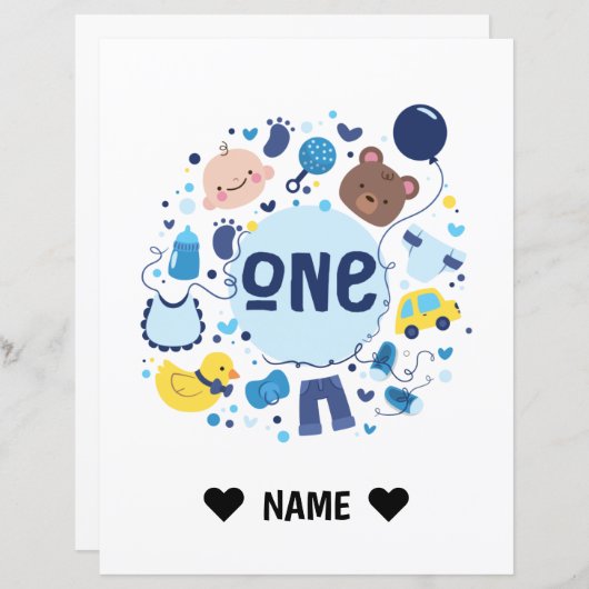 1st Birthday (Front/Back)