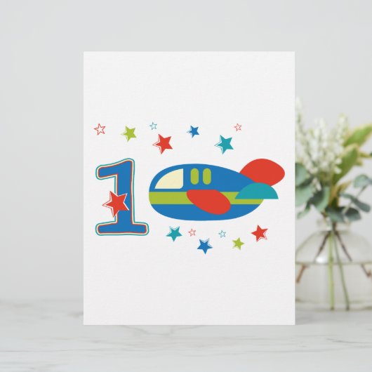 1st Birthday Airplane (Standing Front)