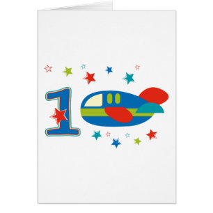 1st Birthday Airplane Cards