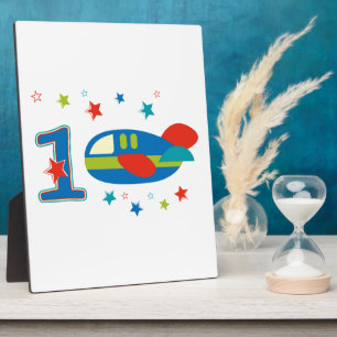 1st Birthday Airplane Plaque