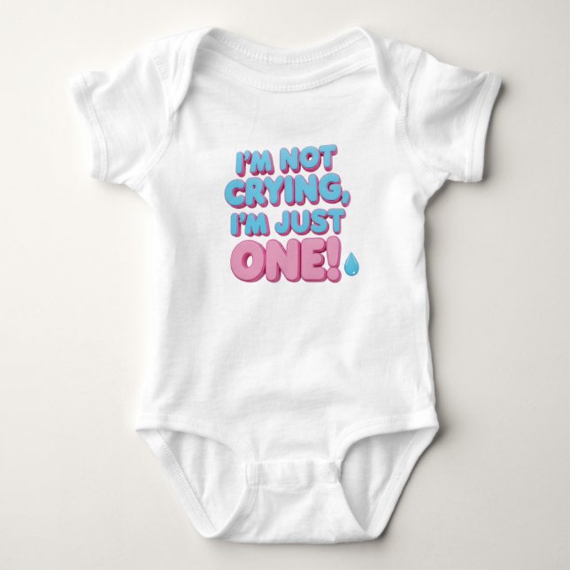 1ST BIRTHDAY BABY CLOTHES BABY BODYSUIT (Front)