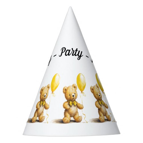 1st birthday Baby Shower Little Bear Party Hat