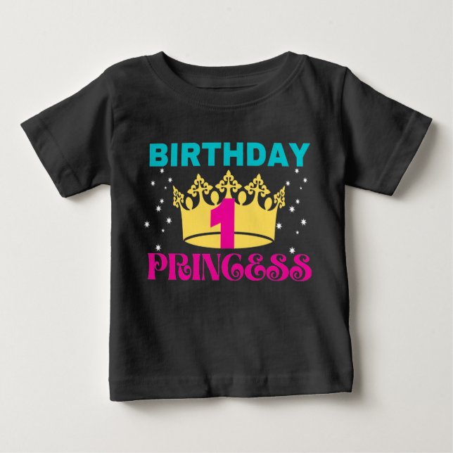 1st birthday baby T-Shirt (Front)