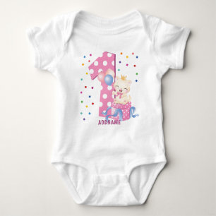 1st Birthday   Baby's First Birthday Baby Bodysuit