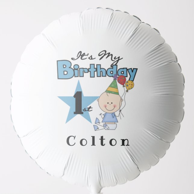 1st Birthday Balloon (Front)