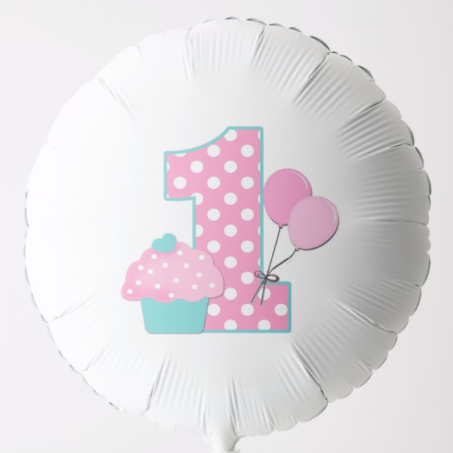 1st Birthday Balloon (Front)