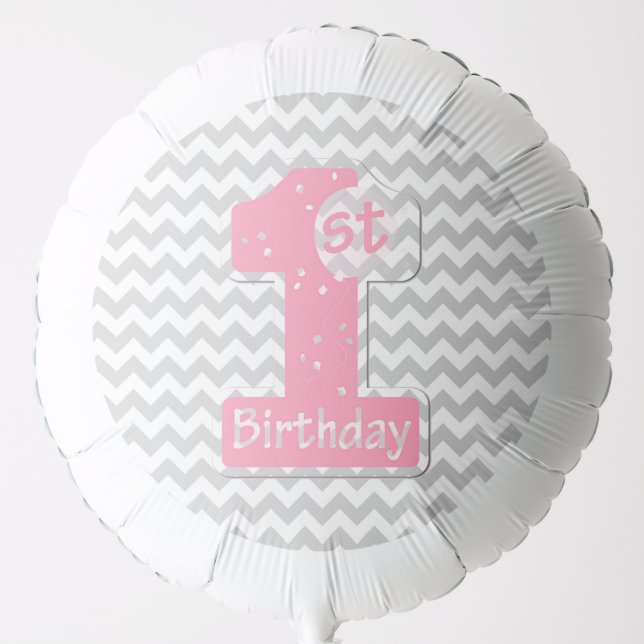 1st Birthday Balloon (Front)