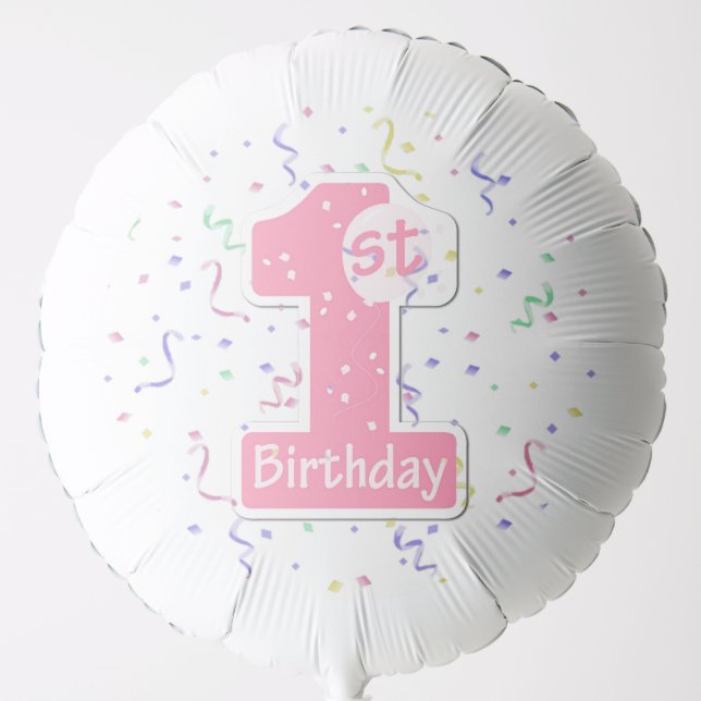 1st Birthday Balloon (Front)