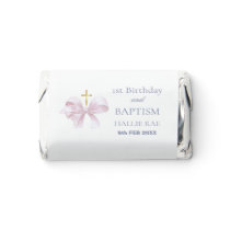 1st Birthday & Baptism Favor Hershey's Miniatures