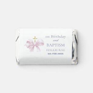 1st Birthday & Baptism Favor Hershey's Miniatures