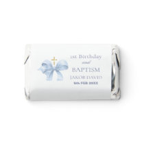 1st Birthday & Baptism Favor Hershey's Miniatures