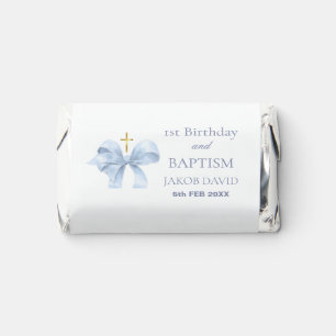 1st Birthday & Baptism Favor Hershey's Miniatures