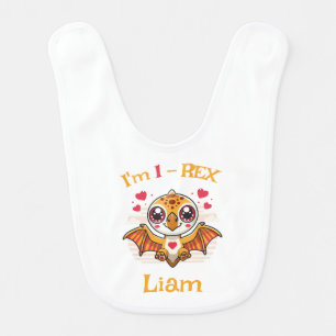 1st Birthday Bib – Custom Dinosaur Gift