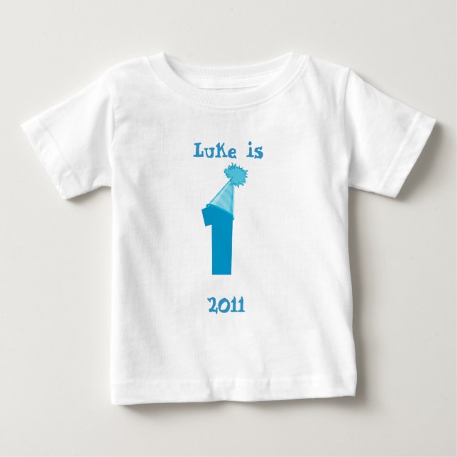 1st Birthday - Boy Baby T-Shirt (Front)
