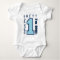1st Birthday Boy One Year Custom Name Blue V01D