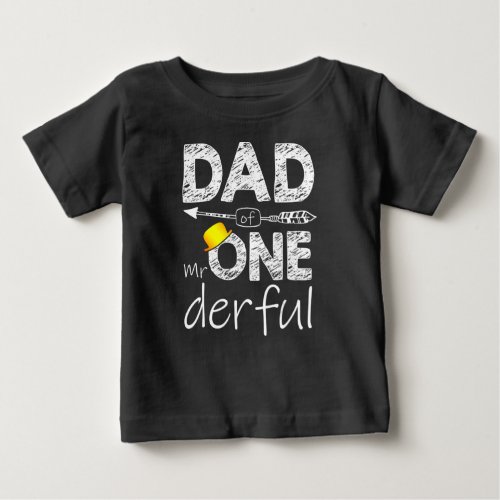 1st Birthday Boy Tee Dad of Mr Onederful Outfit