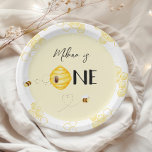 1st birthday Bumble bee day birthday Paper Plates<br><div class="desc">1st birthday Bumble bee day birthday Paper Plates
Matching items are available.</div>