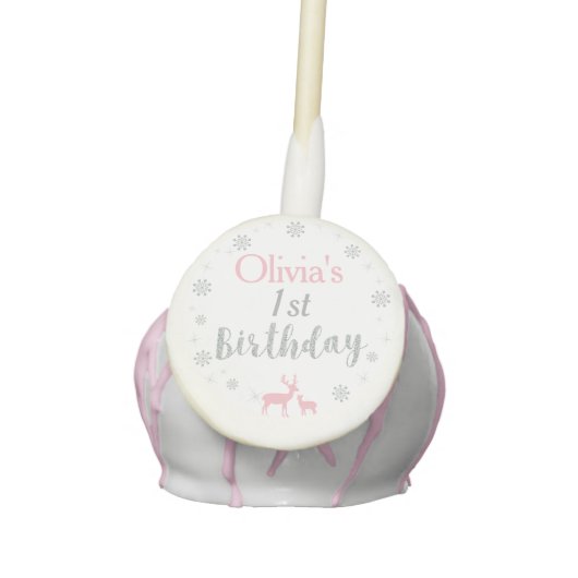1st Birthday Cake Pops (Front)