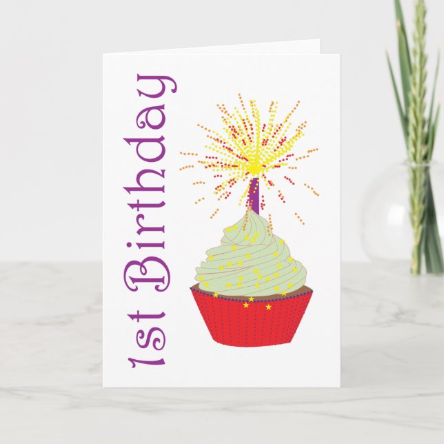 1st Birthday Card (Front)