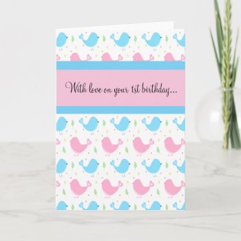 1st Birthday Card by LaKrima at Zazzle