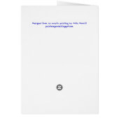 1st Birthday Card (Back)