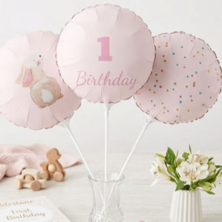 1st Birthday Celebration Balloon – Cute First Birt