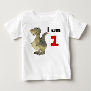 1st birthday dinosaur gift idea baby T-Shirt