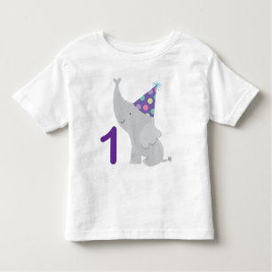 1st Birthday Elephant Toddler T-shirt